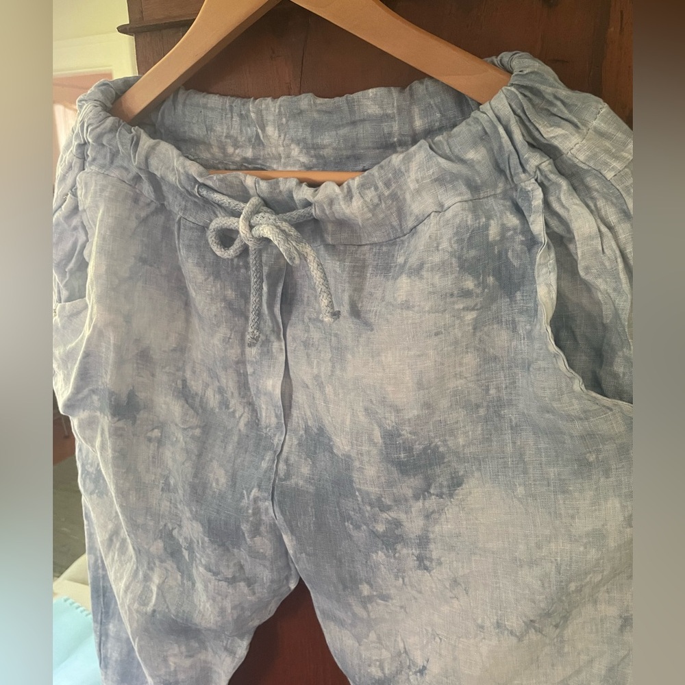 100% ITALIAN LINEN PANTS!